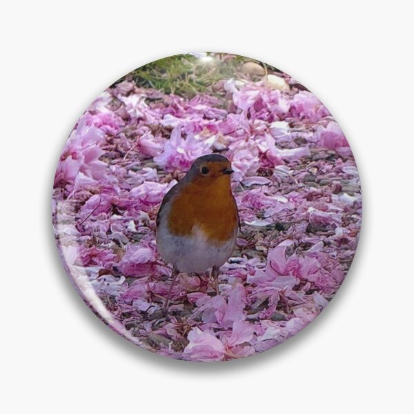 Item preview, London Robin Redbreast in Pink Blossom, Spring 2026 designed and sold by The Running London Photographer.