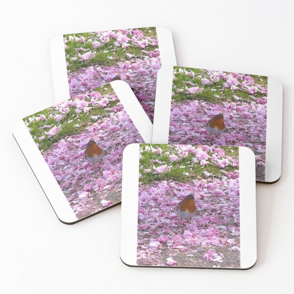 Item preview, London Robin Redbreast in Pink Blossom, Spring 2026 designed and sold by The Running London Photographer.