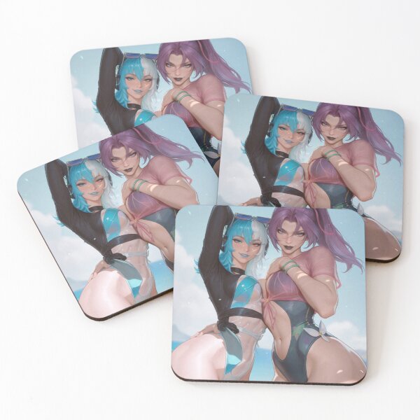 Item preview, Psylocke and Luna Snow - Breezy Butterfly/Cool Summer - Marvel Rivals designed and sold by SimpySenpai.