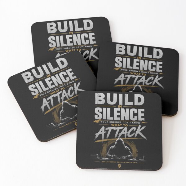Item preview, Build in Silence – French Army Tactical Streetwear T-Shirt designed and sold by Newthingzy.