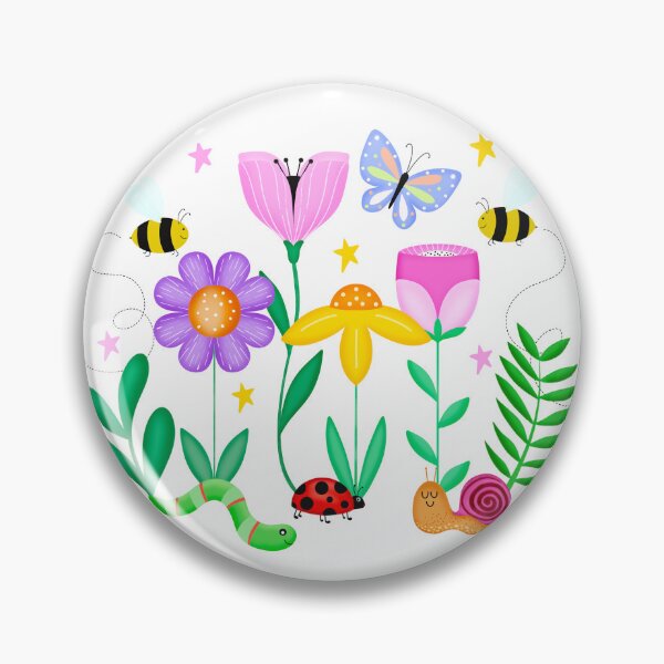 Item preview, Happy Garden Creatures designed and sold by NotPrettyinPink.