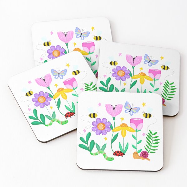 Item preview, Happy Garden Creatures designed and sold by NotPrettyinPink.