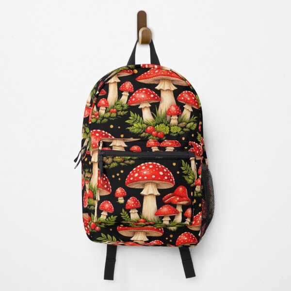 Item preview, Amanita Mushroom Pattern – Cottagecore Forest Aesthetic designed and sold by TheSlowShore.