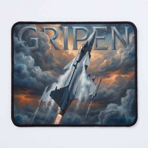 Item preview, Gripen Multirole Fighter Jet Aviation Illustration designed and sold by ArtDreams92.