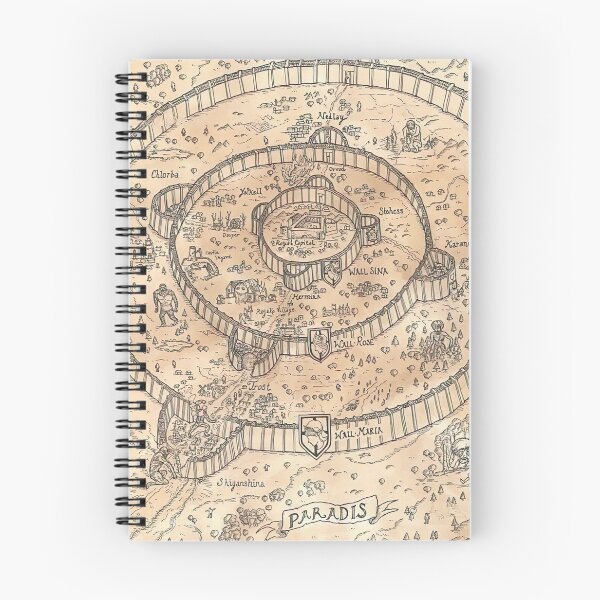 Item preview, Mapa AOT designed and sold by HepticWives.