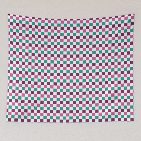 Item preview, Checkerboard Pattern- Multicolor Retro Squares designed and sold by Colorblizz.