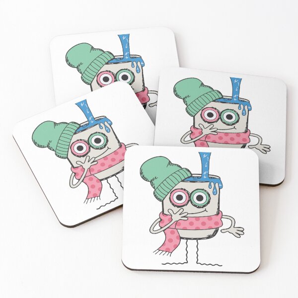 Item preview, Hipster Milk Cartoon Character with Beanie and Scarf designed and sold by OuSfian1.