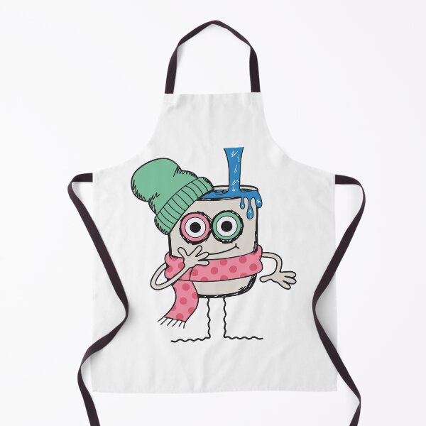 Item preview, Hipster Milk Cartoon Character with Beanie and Scarf designed and sold by OuSfian1.