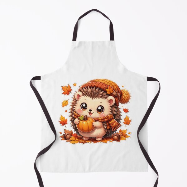 Item preview, Kawaii Hedgehog Carrying Pumpkin designed and sold by Ashley critters.