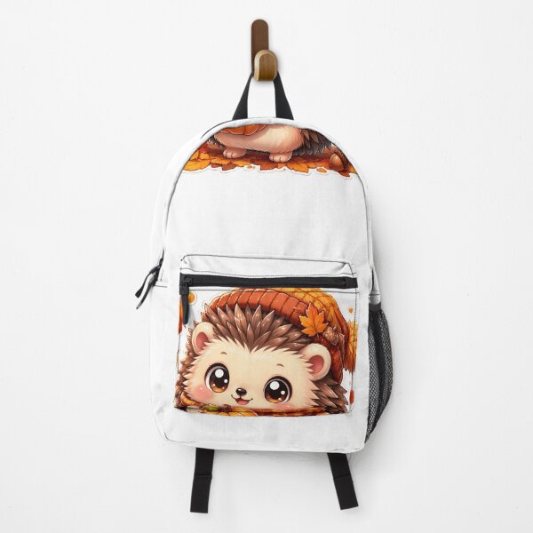 Item preview, Kawaii Hedgehog Carrying Pumpkin designed and sold by Ashley critters.