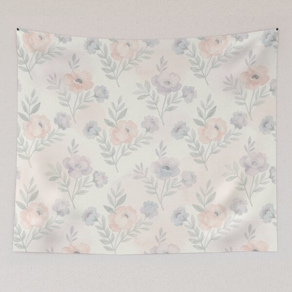 Item preview, Flora Pastel Pattern designed and sold by RebelRulez.