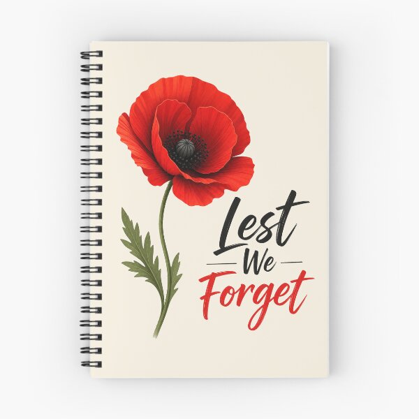 Item preview, Red Poppy Remembrance Lest We Forget Design designed and sold by MythicCotton.