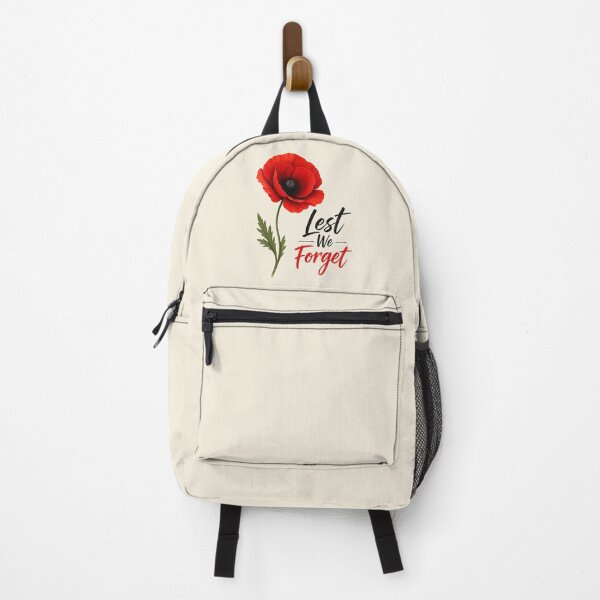 Item preview, Red Poppy Remembrance Lest We Forget Design designed and sold by MythicCotton.