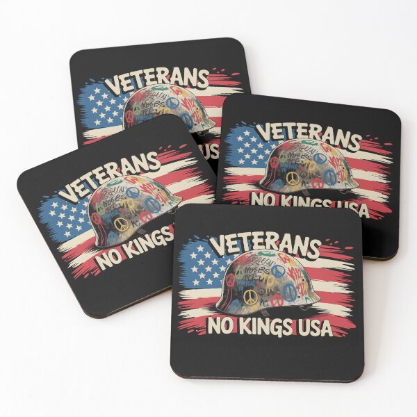 Item preview, Veterans No Kings Usa Flag designed and sold by Naitsebas.