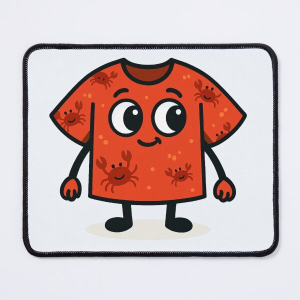 Item preview, Crab Crew Character — Cute Summer Mascot Tee designed and sold by DariaCraft.