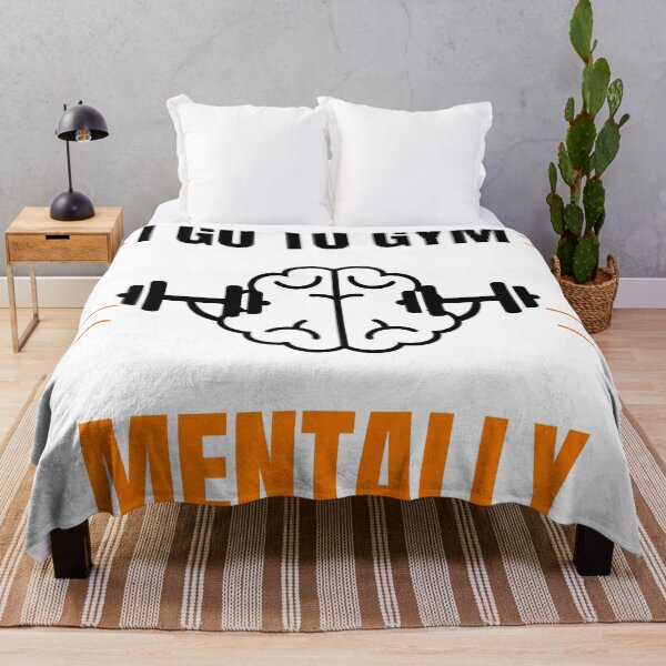 Item preview, I Go To Gym Mentally Funny Workout Quote Minimal Clean Design designed and sold by Uvclick.