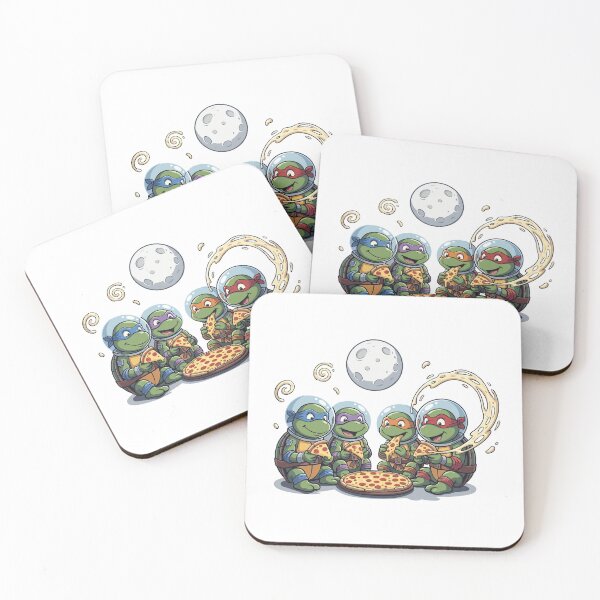 Item preview, Space Pizza Party - Astro Mutant Turtles on the Moon designed and sold by Krasnovaovaova.
