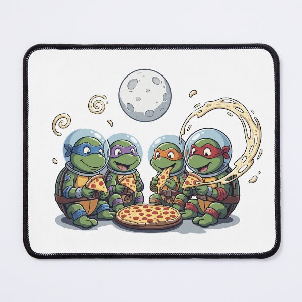 Item preview, Space Pizza Party - Astro Mutant Turtles on the Moon designed and sold by Krasnovaovaova.
