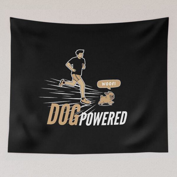 Item preview, dog powered - funny runner and dog lover designed and sold by CypisDesign.