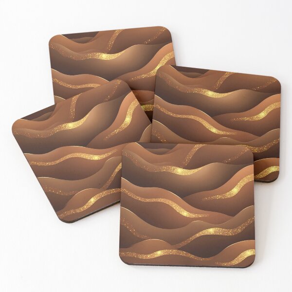 Item preview, Coffee Brown Popular Luxury Gold Collection designed and sold by TrendyDesigne412.