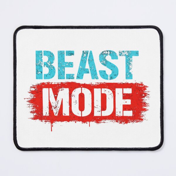 Item preview, Beast Mode Gym Motivation Typography Design designed and sold by Na-q-sh.