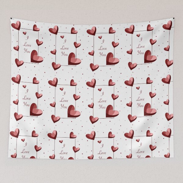 Item preview, I Love You Heart Frame Romantic Minimal Design designed and sold by MHArtSpace.