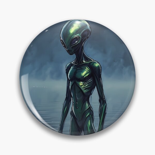 Item preview, WHERE DID I PARK? - Funny Alien Forest Art designed and sold by Modern Nest Art.