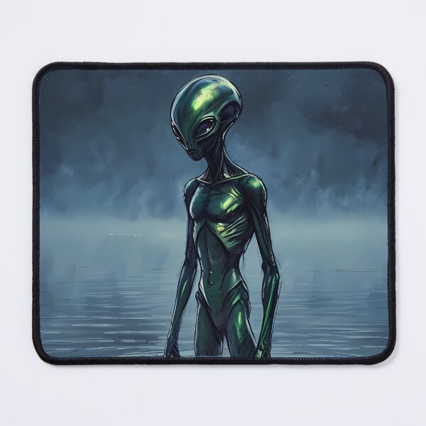 Item preview, WHERE DID I PARK? - Funny Alien Forest Art designed and sold by Modern Nest Art.