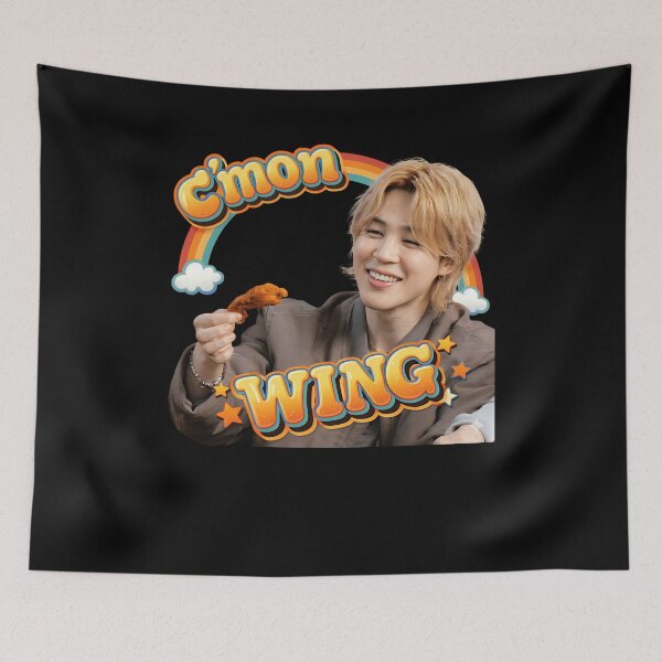 Item preview, Jimin Hot Ones C'mon Wing designed and sold by Moutamid22art.