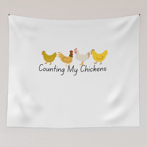 Item preview, Counting My Chickens, Chicken designed and sold by HoppingCreation.
