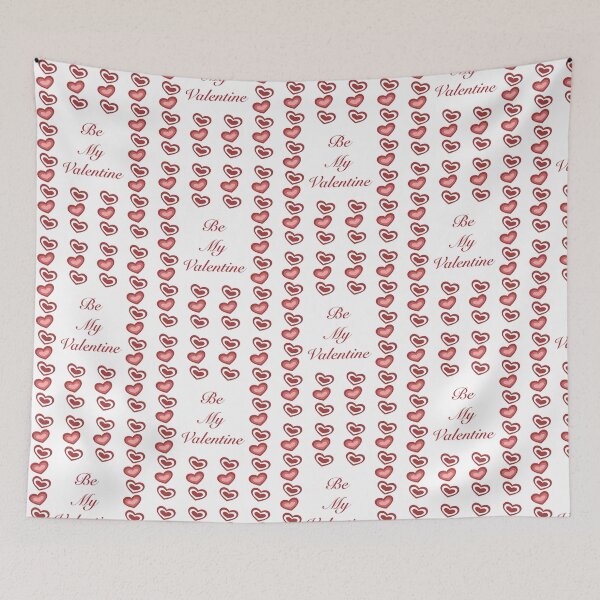 Item preview, Romantic Heart with text 'Be My Valentine' Design designed and sold by MHArtSpace.