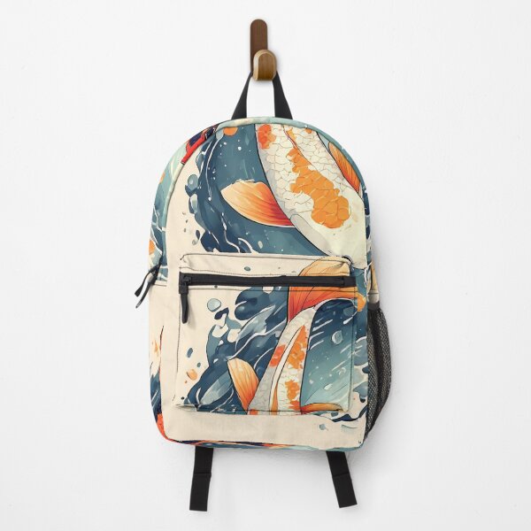 Item preview, Koi Fish Yin Yang — Japanese Watercolor Art designed and sold by dreamframehub.