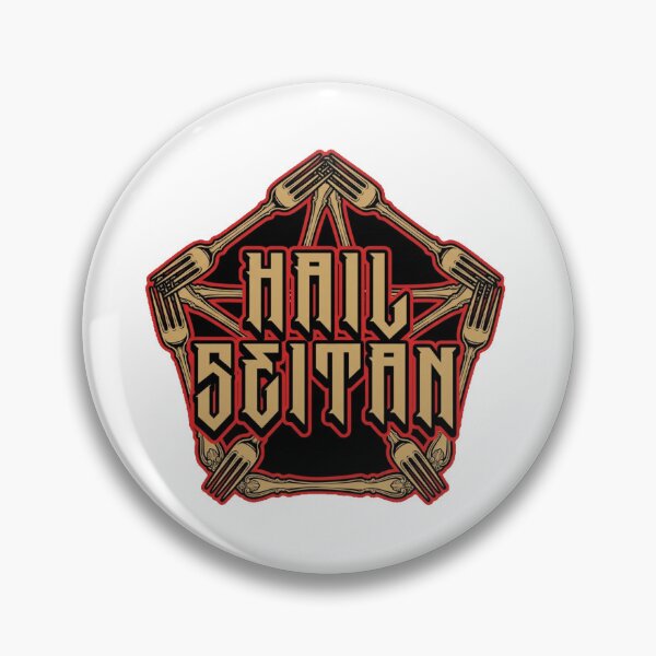 Item preview, Hail Seitan - Heavy Metal Vegan Feast designed and sold by AvocadoAlley.