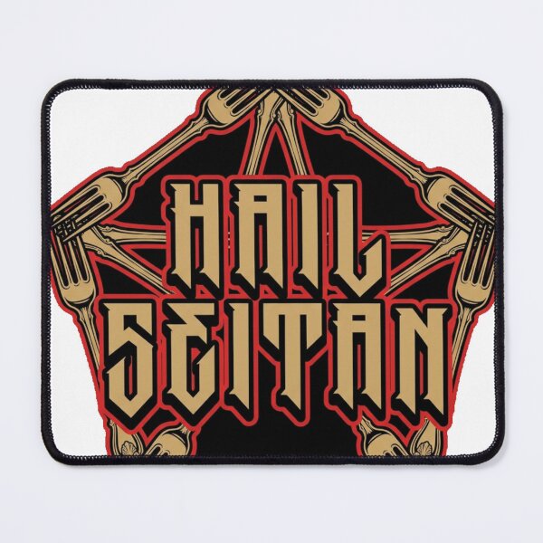 Item preview, Hail Seitan - Heavy Metal Vegan Feast designed and sold by AvocadoAlley.