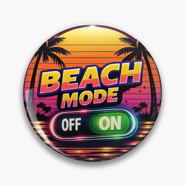 Artikelvorschau, Strandmode – Neon-Sonnenuntergangs-T-Shirt entworfen und verkauft von MerchlyMike.