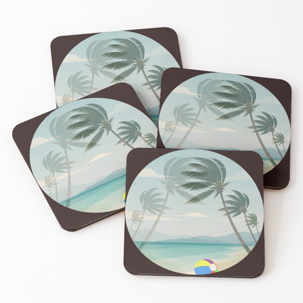 Item preview, Sea and shades palm designed and sold by BUTTER7FLY.