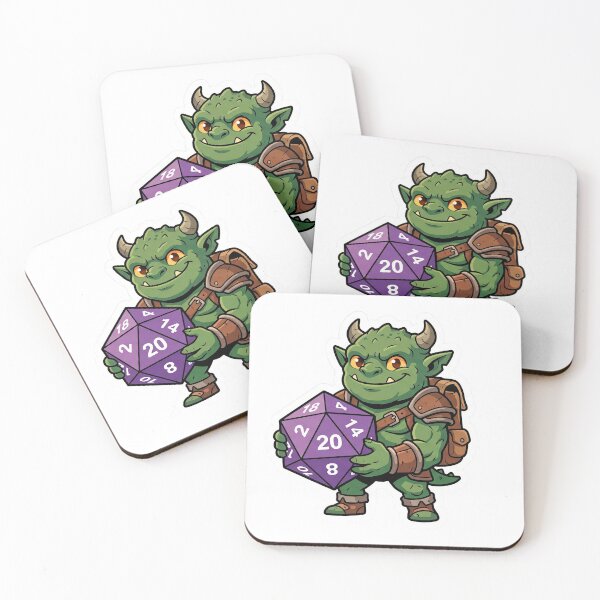 Item preview, Dice Goblin Holding D20 Natural 20 Tabletop RPG designed and sold by oaugustoviana.