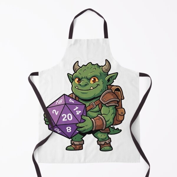 Item preview, Dice Goblin Holding D20 Natural 20 Tabletop RPG designed and sold by oaugustoviana.