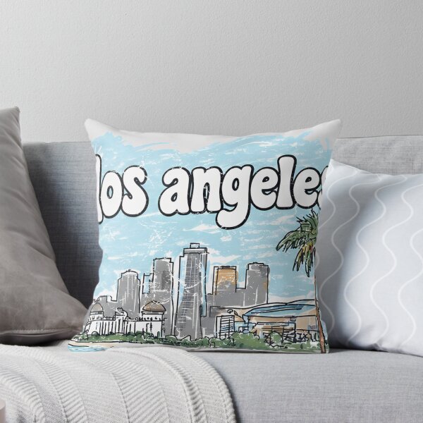 Item preview, Los Angeles California Cute Skyline Pastel Cityscape  designed and sold by HowToCanadian.