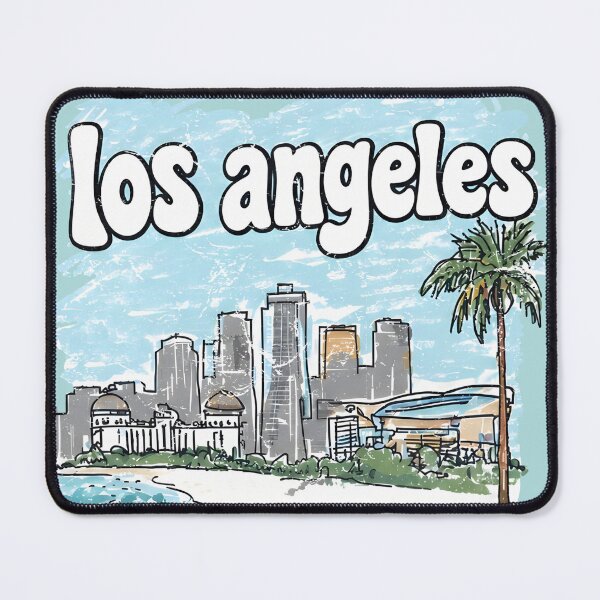 Item preview, Los Angeles California Cute Skyline Pastel Cityscape  designed and sold by HowToCanadian.