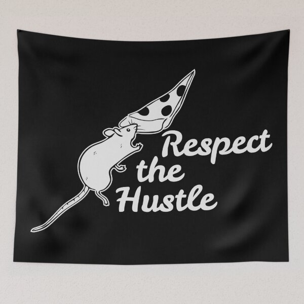 Item preview, RESPECT THE HUSTLE designed and sold by oddwonders.