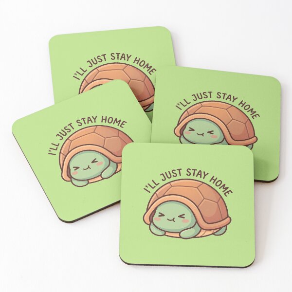 Item preview, Introvert Tortoise - I'LL JUST STAY HOME designed and sold by shellle in the ocean.