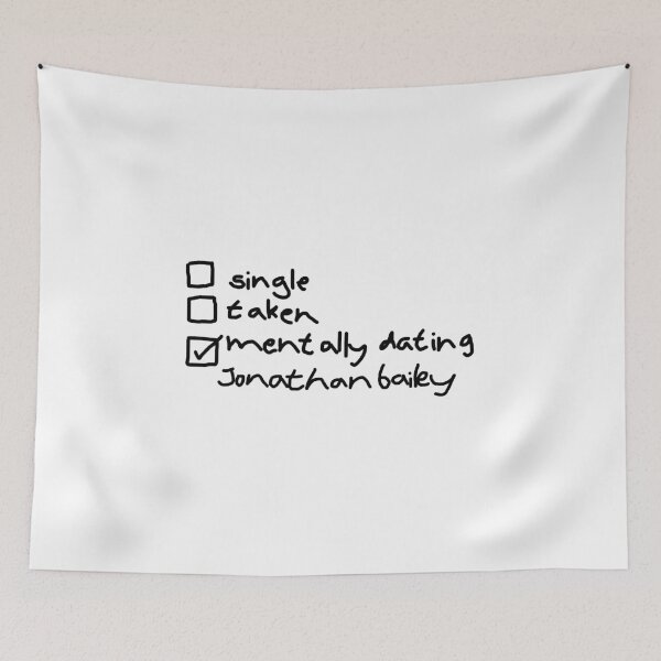 Item preview, Dating Jonathan Bailey funny meme sticker designed and sold by TaylorDelGaga.