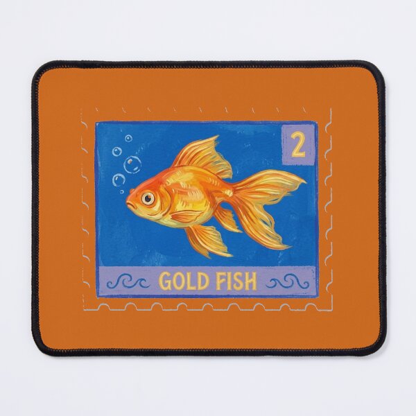Item preview, Goldfish Postage Stamp designed and sold by WickedStarlet.