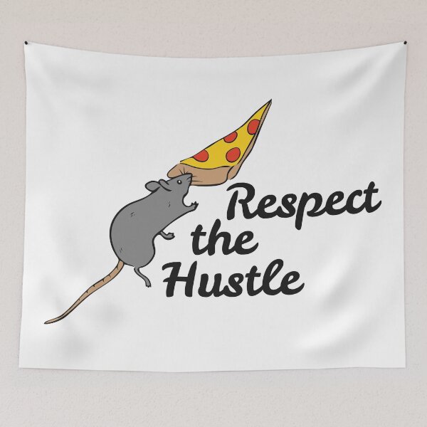 Item preview, RESPECT THE HUSTLE designed and sold by oddwonders.