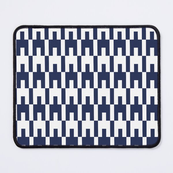 Item preview, Space cadet & white geometric shapes designed and sold by Mint + Midnight.