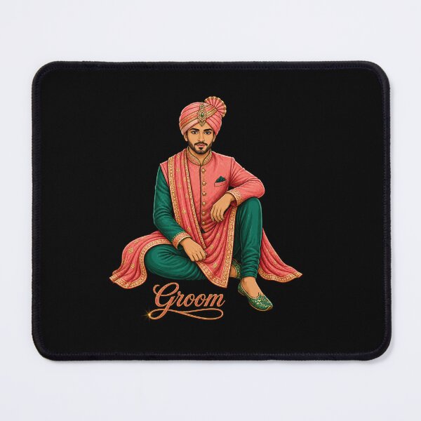 Item preview, Desi Groom Traditional Indian Wedding Design designed and sold by FEEL GOOD CLUB DESIGNS.