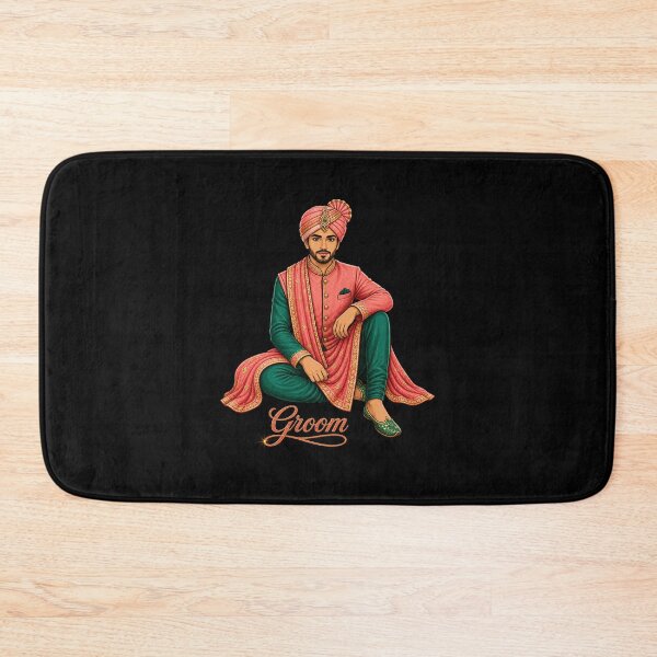Item preview, Desi Groom Traditional Indian Wedding Design designed and sold by FEEL GOOD CLUB DESIGNS.