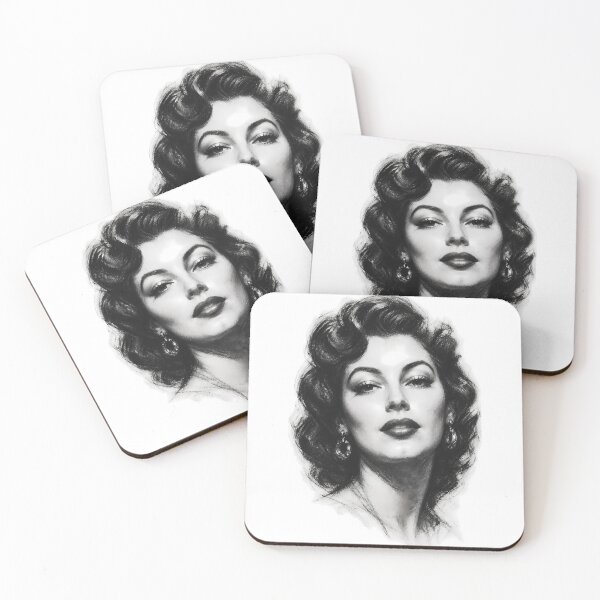 Item preview, Retro and Vintage Stars Ava Gardner designed and sold by MarkColeImaging.