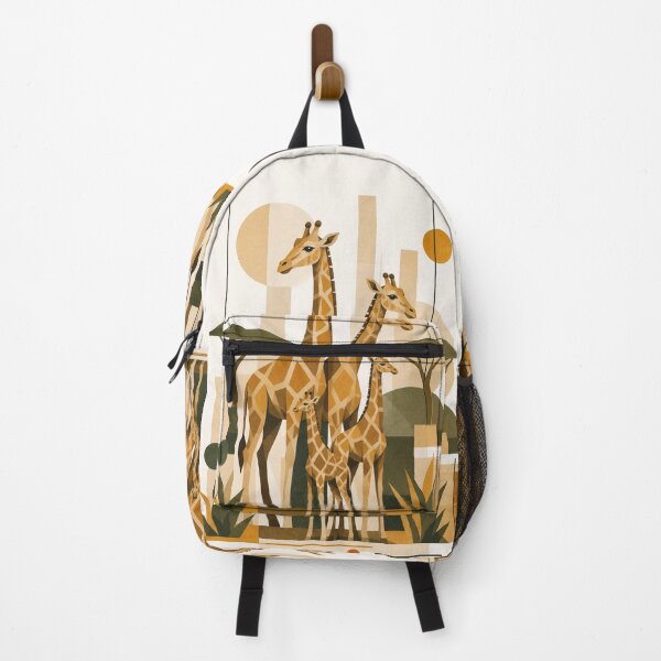 Item preview, Geometric Boho Giraffe Family - Modern Safari Sunset designed and sold by Nova Graphix.